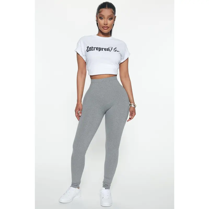 Almost Every Day Leggings - Heather Grey