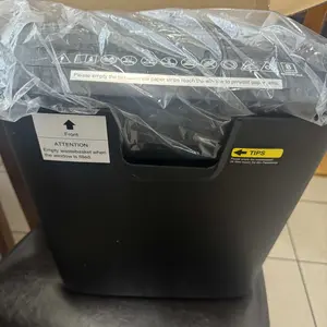 Bonsaii Paper Shredder for Home Use, 8-Sheet StripCut Home Office Shredder, StripCut Home Office Paper Shredder，CD/Credit Card Shredder Machine with Overheat Protection, 3.4 Gallons Wastebasket，