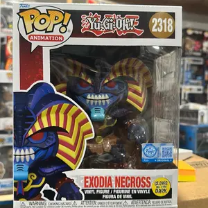 Funko Pop Yugioh Exodia Negross glow in the dark -unreleased!