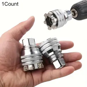 Universal Socket Wrench 1 Count Professional Adjustable Multi-functional Drive Hand Tools Power Tool Accessories for Automotive Household Construction