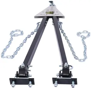 Gaomon Bumper-Mounted Tow Bar, 5000 lbs Towing Capacity with Chains, Powder-Coated Alloy Steel, 2 in Ball Hitch Coupler for RV, Car