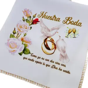12pcs napkins, Recuerdos para boda, wedding napkins 100% polyester, servilletas para bodas