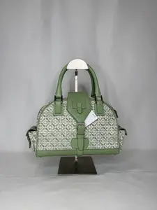 Pre-owned Loewe Canvas Shoulder Bags Anagram Bowling Bag