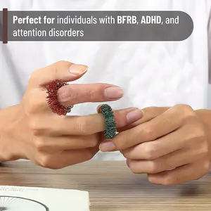 12 Stress Relief Fidget Rings, Anxiety & Adhd Massage Tool, Quiet Pressure Release, Perfect Gift for Halloween, Christmas, Thanksgiving, Easter