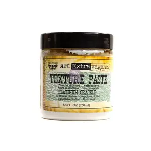 Art Extravagance- Texture Paste - Platinum Crackle 8.45oz (250ml)