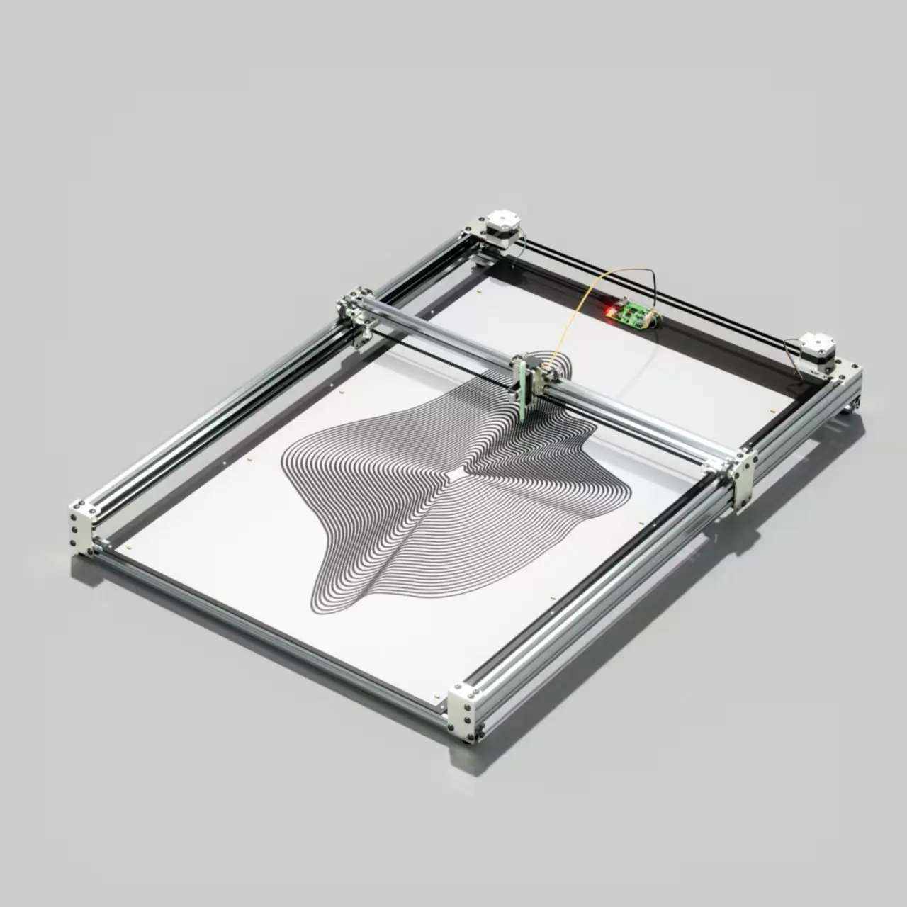 iDraw H SE A3/A2 Drawing Robot for Artists, Generative Art & Handwriting Automation – Combines the Robust iDraw H Hardware with Flexible Axidraw Software