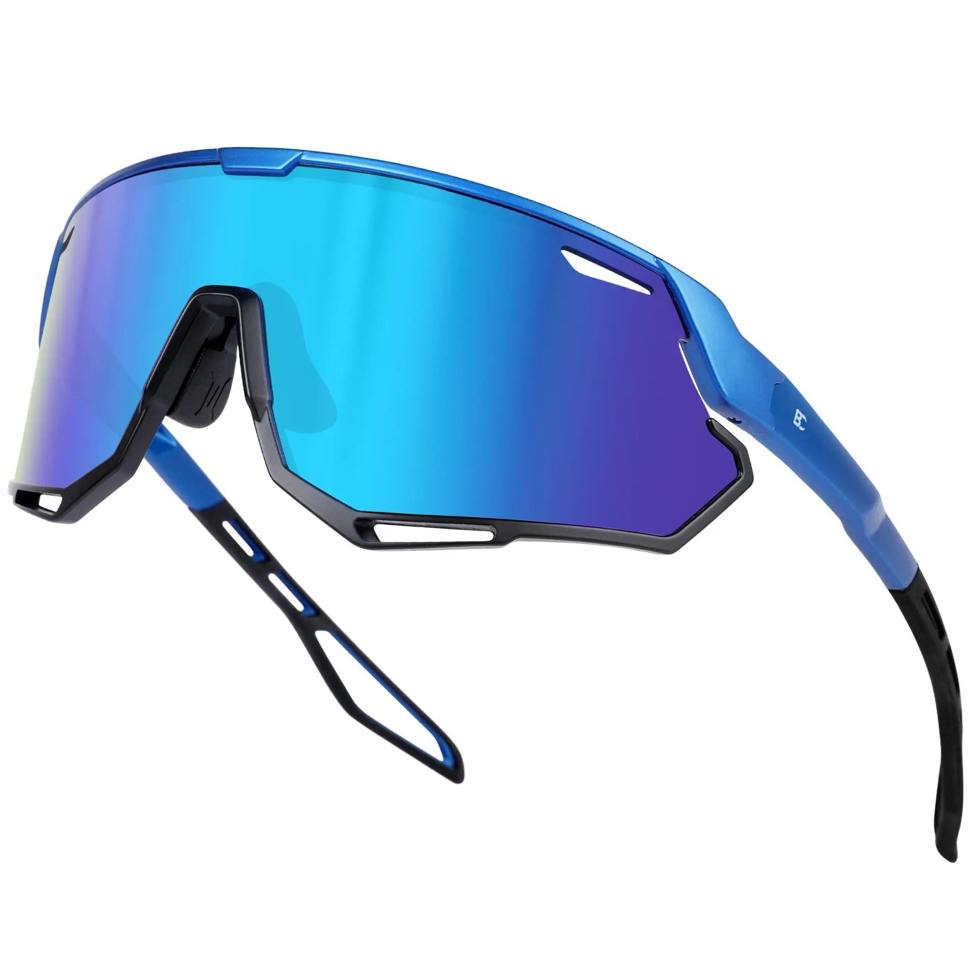 BIRCEN Performance Sports Sunglasses – UV400 Polarized Cycling Glasses for Men Women | Anti-Glare Running MTB Baseball Eyewear-BC2114
