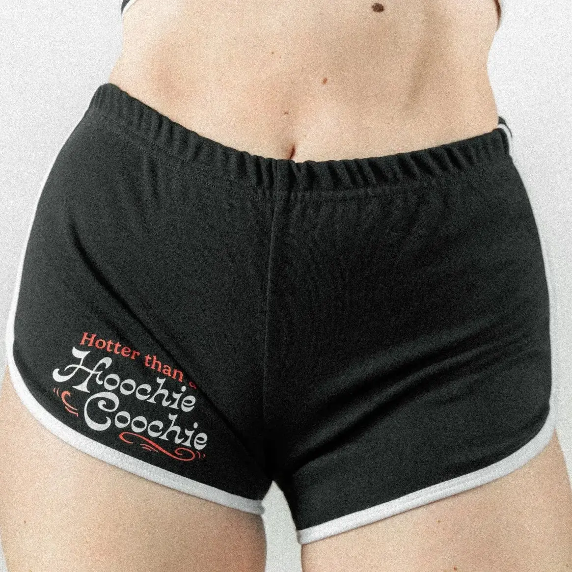Hotter Than a Hoochie Coochie 90s Country Women's Retro Sport Shorts