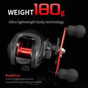 Roonlinos Ac2000 Baitcasting Reel, 7.2:1 Gear Ratio, Maximum Pull Force 8kg, Ideal for Fishing Enthusiasts, Durable and Efficient Design