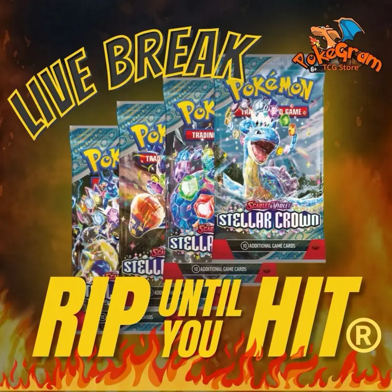 RTYH Pokemon TCG Stellar Crown Rip Until You Hit
