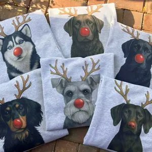 Christmas Reindeer Dog sweatshirts