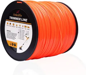 5-Pound Commercial Square .095-Inch-by-1280-ft String Trimmer Line in Spool,with Bonus Line Cutter, Orange