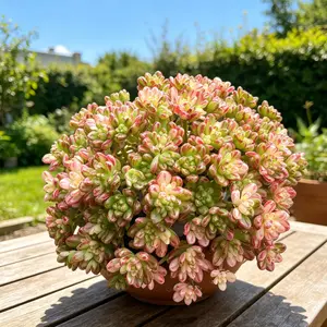 Aeonium sedifolium Variegata Rare Bare Root Succulent | Vibrant Variegated Plant | Easy Care Houseplant | Aesthetic Home Decor | Plant Lover Gift #PlantTok #SucculentAddict #RarePlants #IndoorPlants