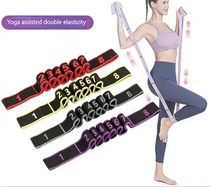 No More Stiff Shoulders! Yoga Resistance Bands - Yoga Number Bands - Latex Resistance Bands for Back Stretching - Essential for Yoga/Pilates/Workout - Suitable for Beginners to Professionals | Top Choice Fitness Gift Women's Sports pilates reformer