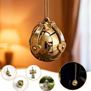 Mini Masonic Transformable Cross Pendant Necklace, Vintage Folded Ball Chain, Unisex Jewelry Gift, Easter Present