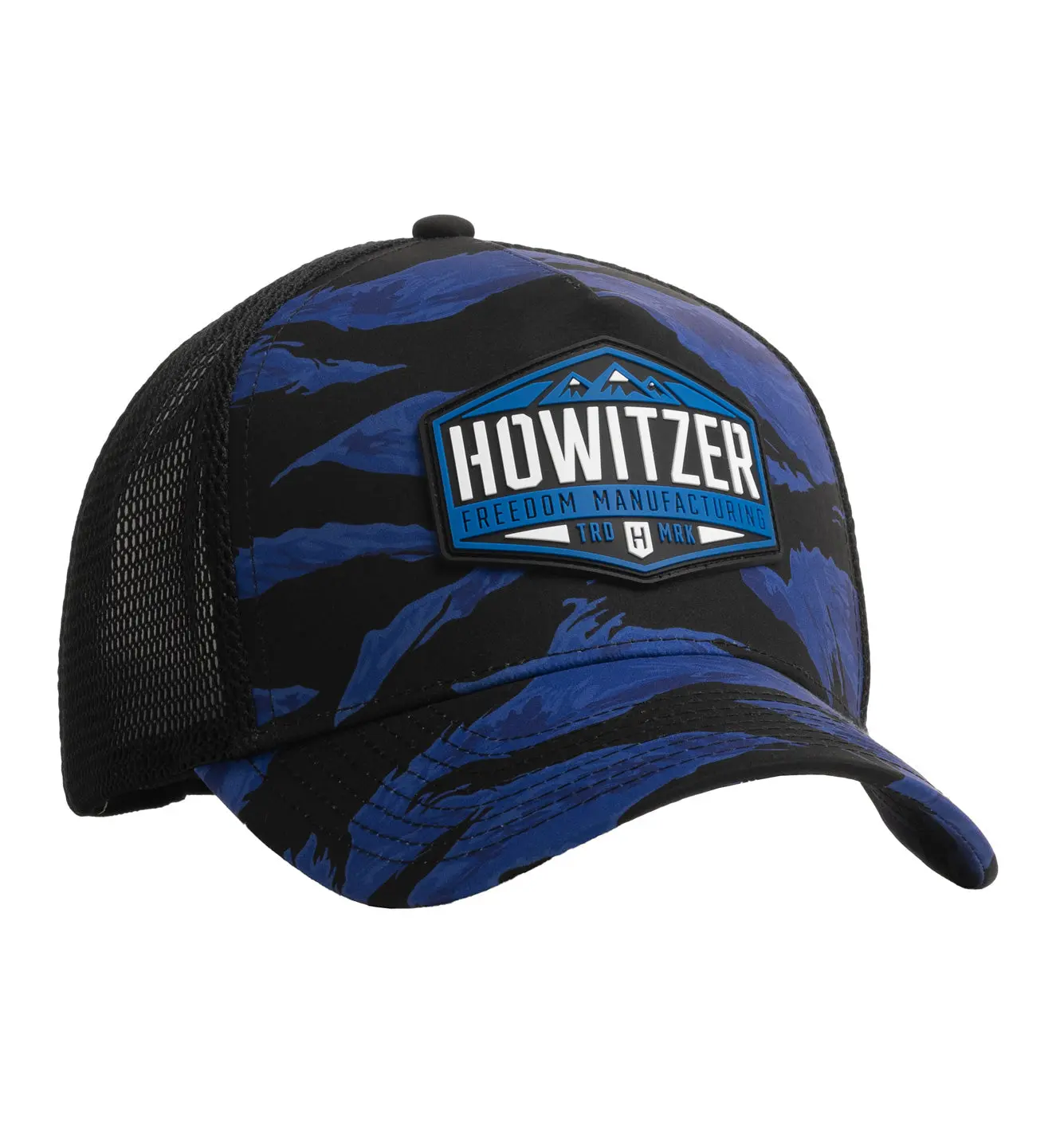 Howitzer Men's Polyester Trucker Hat - Adjustable Snapback with Breathable Mesh and Moisture Wicking Sweatband, Snapback Hat, Casual, Buckle, Moisture-Wick, Allseason Hats