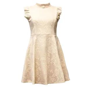 Mock Flutter Sleeve Dress