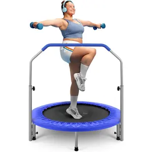 Foldable Mini Trampoline - Compact Fitness Trampoline  Sound Around
