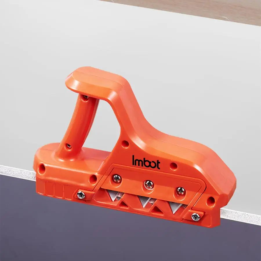 Plasterboard Chamfering Plane, 45/60 Degrees High Quality Woodworking Edge Leveling Tool Plane with Handle for Quick Trimming of Plasterboard