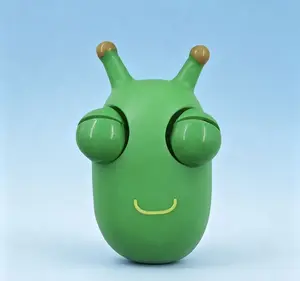 Fun Cartoon Bug Pop Out Eyes Fidget Toy Cute Stretchy Squeeze Pinch Toy Novelty Prank Trick Play Toy Stress Relief Anxiety Relax Sensory Toy Kids Adults Party Favor Creative Entertainment Hobby Plaything