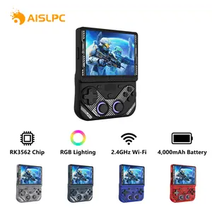 AISLPC RG43V PRO Retro Handheld Game Console, Compact Design, Wireless Connectivity, Built-in Card Slot, Responsive Joystick, Tactile Button Controls