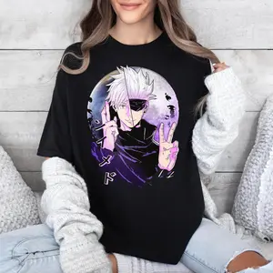 Anime Satoru Gojo Shirt, Anime Gojo, Manga Shirt Gift Men And Women T Shirt, Unisex Short Sleeve Tee