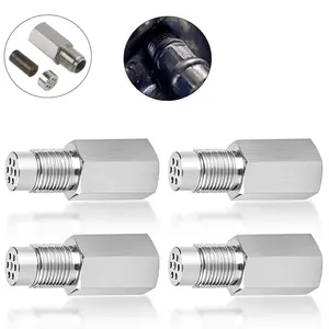 M18x1.5 58MM 02 Sensor Mini CatalyticConverter, Spacer Adapter, Universal OxygenSensor Adapter, Car Engine Light Failure Decoder Exhaust Booster Diagnostic Tool