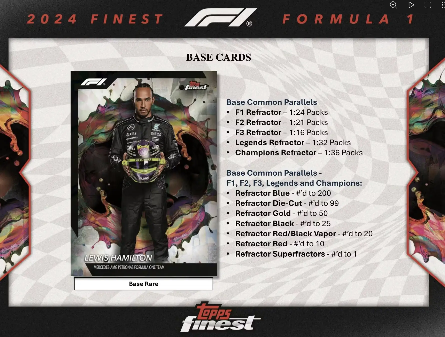 1 (ONE) SINGLE PACK - 2024 Topps Finest F1 Formula 1 Hobby - TikTok Shop 1 (ONE) SINGLE PACK - 2024 Topps Finest F1 Formula 1 Hobby - TikTok Shop