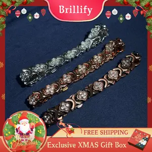 Pure Copper Magnetic Bracelet for Women 3500 Gauss Effective Magnets Trendy Stack Bangle Adjustable Cuff Stretch Bangle Thanksgiving gift black friday Christmas Xmas gift