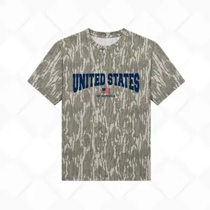 United States Graphic T-Shirt, Patriotic USA Shirt, Vintage Gray Washed Camo Tee, America Pride Short Sleeve Top, 4th of July Casual Shirt, Unisex Men Women