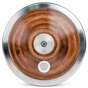 Cannon Sports Steel Rim Wood Discus – Meets IAAF Standards – Beginner to Advance Throwers - Competition & Training - Multiple Weights Available