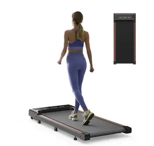 Walking Pad Treadmill Portable Under Desk Quiet Adjustable Speed for Home Office,Black