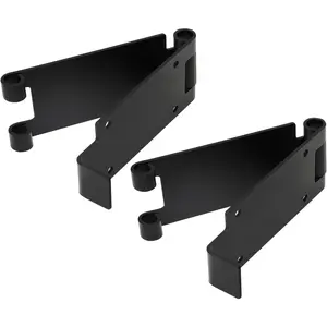 Low Headroom Door Bracket Kit - Quick Turn Top Track Bracket for Overhead Doors, Set of 2 , Standard Door Parts and Compatible with Clopay, Brackets
