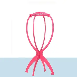 Multi-color Foldable Wig Display Stand, Folding Wig Storage Rack, Wig Storage Holder, Professional Hair Styling Accessories for Salon & Barber Shop, Christmas Gift