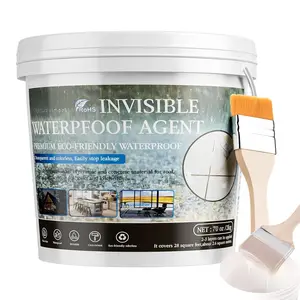 Sealant Coating 70oz, Transparent Invisible  Agent, Super  Anti-Leakage Polyurethane Coating for Bathroom, Roofs, Kitchen, Patio, Walls, Indoor & Outdoor