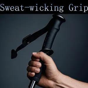 Aluminum Collapsible Ultralight Travel Trekking Hiking Pole for Men and Women