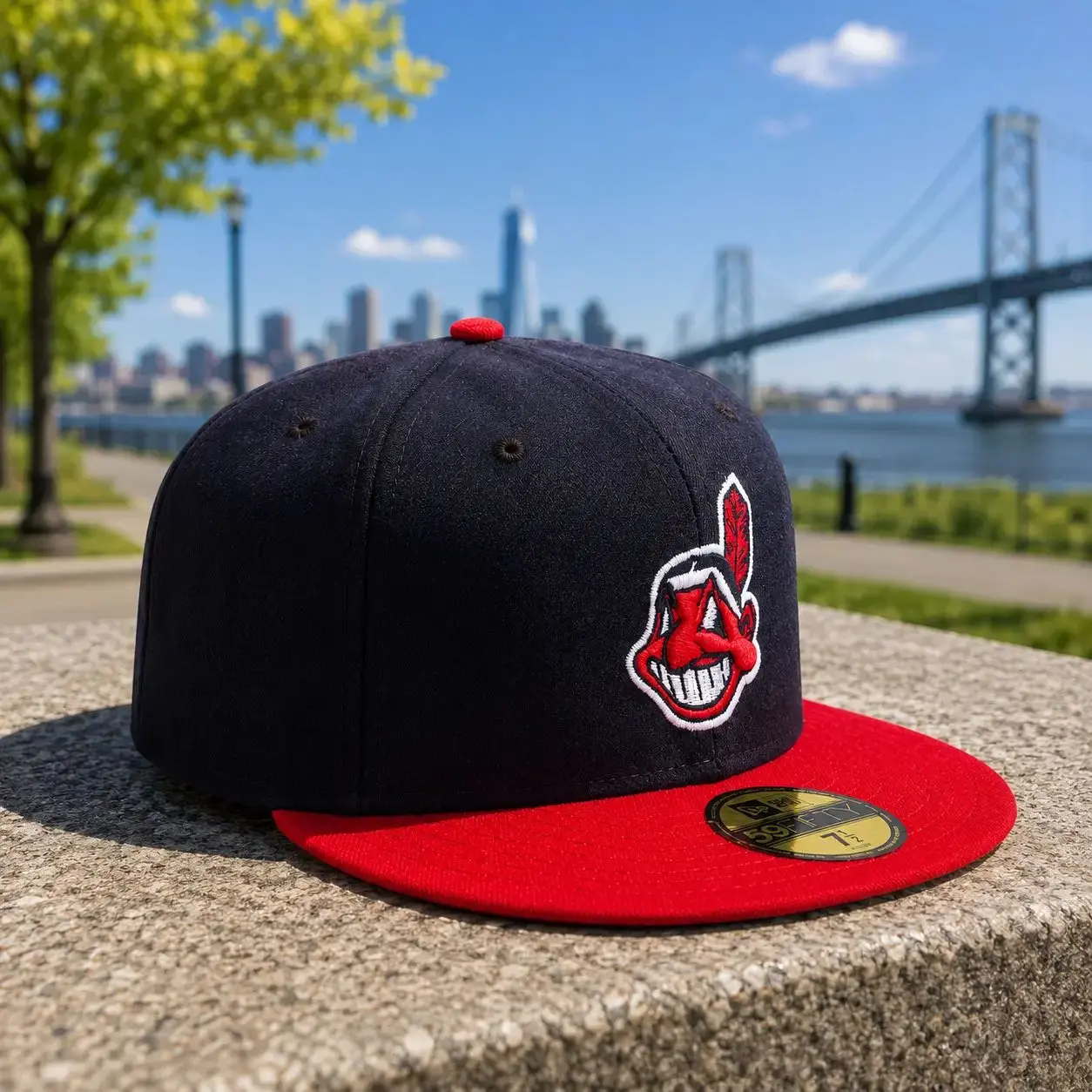 Cleveland Indians New Era Red Home Collection On Field 59FIFTY Fitted Hat Premium NBA Streetwear