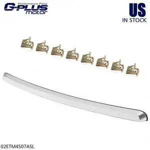 Chrome Hood Molding Trim GM1235109 Fit For 2007-2013 GMC Sierra 1500 2500 3500