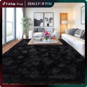 [Summer Pick] MUGORN Multi-Size Super Soft Plush Carpet, Suitable for Living Room and Bedroom, 1.77-Inch Thick Three-Layer Design, Modern Minimalist Style, Easy to Hand Wash, Perfect Home Decoration. Soft Decorative Fluffy Rug, carpet summerwins
