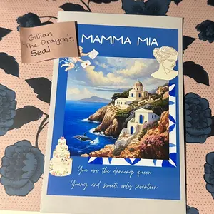 Mamma Mia mini aesthetic poster
