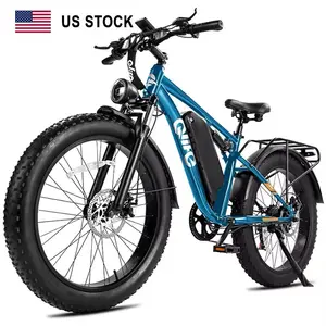 Qlife Racer Plus 26-Inch Fat Tire Electric Mountain Bike, 48V 750W Motor, Fast Long-Range E-Bike for Outdoor Sports