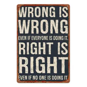 2D Metal Iron Sign - 8x12 Inch Square Iron Wall Decor for Bars, Cafes, Clubs, Perfect for Room Decor,Birthday Gifts.New Year