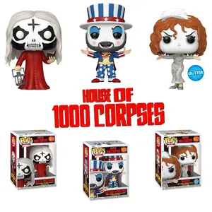 House of 1000 Corpses Complete Wave Set of 3 Funko Pop! Plus Vinyl Figures – Captain Spaulding #1850, Otis B. Driftwood #1851 & Baby Glitter #1852