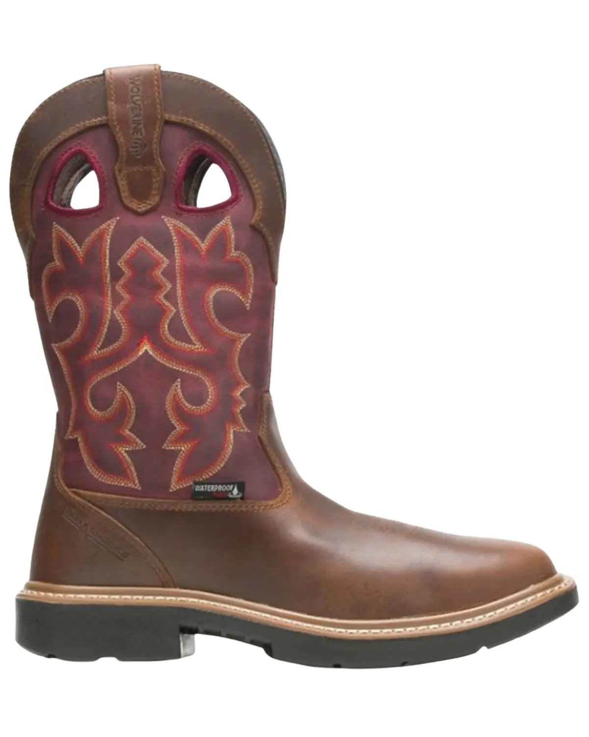 Wolverine Men's Men'S Rancher Durashock Wellington Pull-On Safety Work Boot - W211132