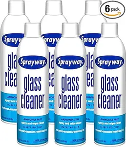 Deal - Glass Cleaner with Foaming Spray for a Streak-Free Shine for Home and Automotive Use, 19 oz., Pack of 6.