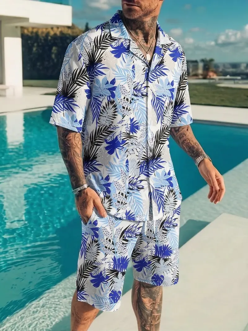 sachin and babi light blue dress resort wear for men