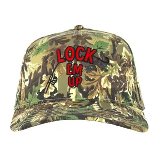 Lock Em Up Hat Custom Embroidered