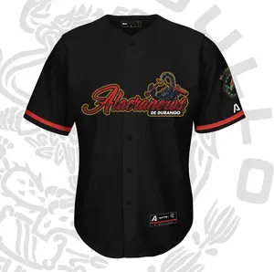 ALACRANEROS DE DURANGO  Baseball Jersey, ALACRANEROS DE DURANGO Jersey, Mexico Jersey for Men Women Youth And Kids, Mexico Baseball Shirt, Hiphop Jersey, All-Over Print Baseball Jersey