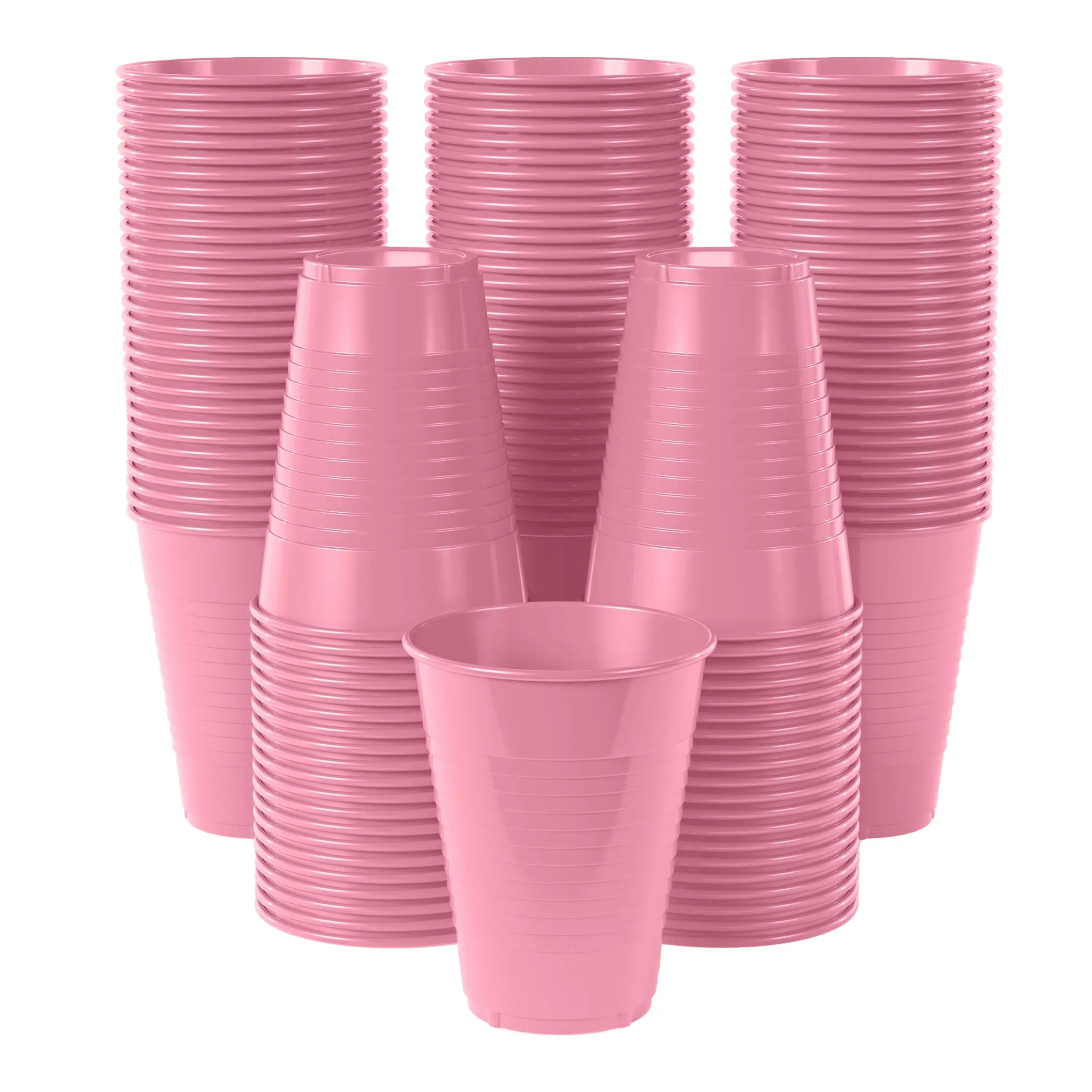12 Oz. Pink Plastic Cups | 50 Count 12 Oz. Pink Plastic Cups | 50 Count