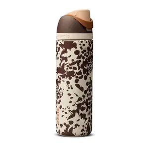 Owala 32oz Cowgirl Core Cow Brown FreeSip Water Bottle, Insulated Birthday Gift